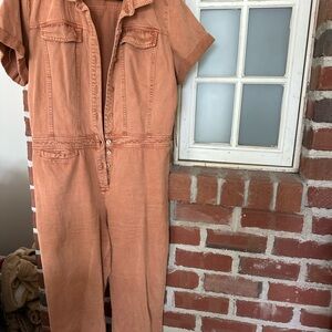 YFB Clay Short Sleeve Jumpsuit L